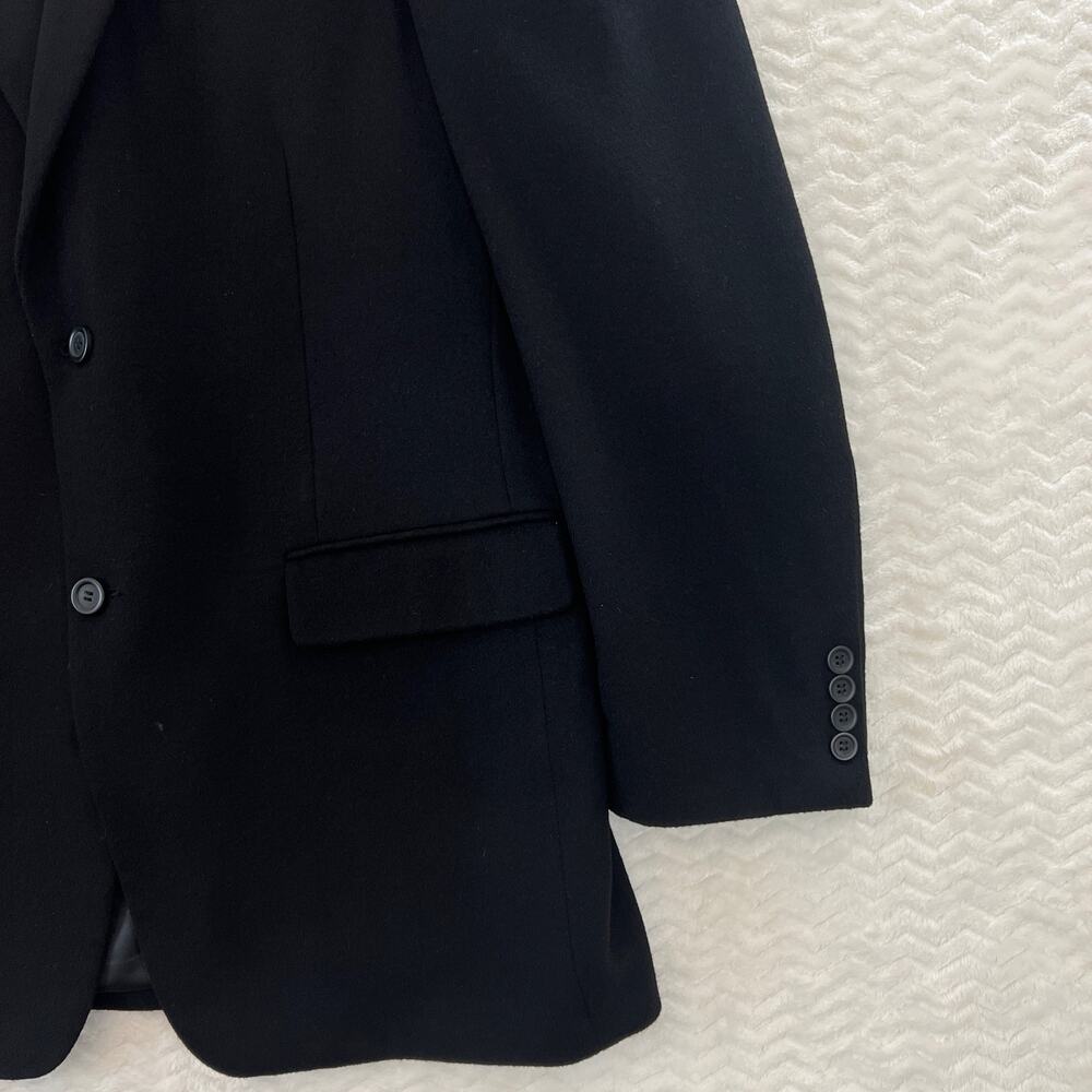 Chereskin Cashmere Wool Silk Black Blazer Jacket Sport Coat Mens 42 Long - Picture 4 of 11